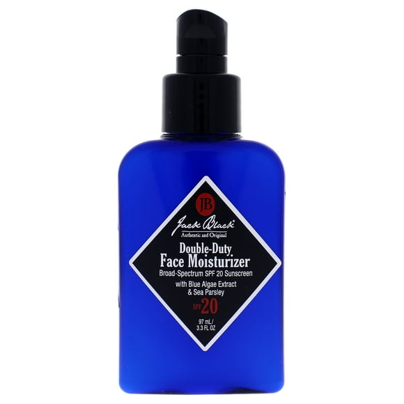 Protector solar Humectante facial Jack Black Doble Función SPF 20 3.3 oz