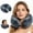 Grey, variant on 1Pcs Carry-On Travel Pillow with Storage Holds 8-10 Clothing Items, 100% Pure Memory Foam Neck Pillow with Washable Cover for Airplane, Train Car and Space-Saving Travel 35 Inch Black