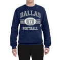 thumbnail image 2 of Wild Bobby City of Dallas DAL American Football Fantasy Fan Sports Unisex Crewneck Graphic Sweatshirt, Navy, 3XL, 2 of 3