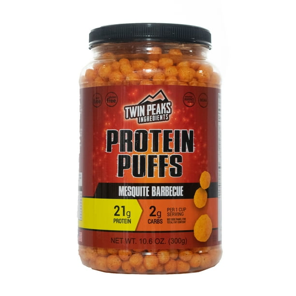Twin Peaks Low Carb, Allergy Friendly Protein Puffs, Mesquite Barbecue