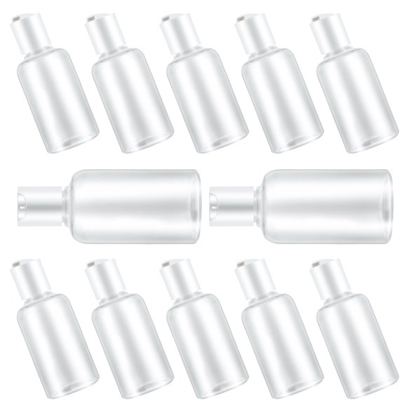 TABLETREANDS 12Ud Envases Transparentes Para Y Gel Para Viaje Resistentes Y Reutilizables
