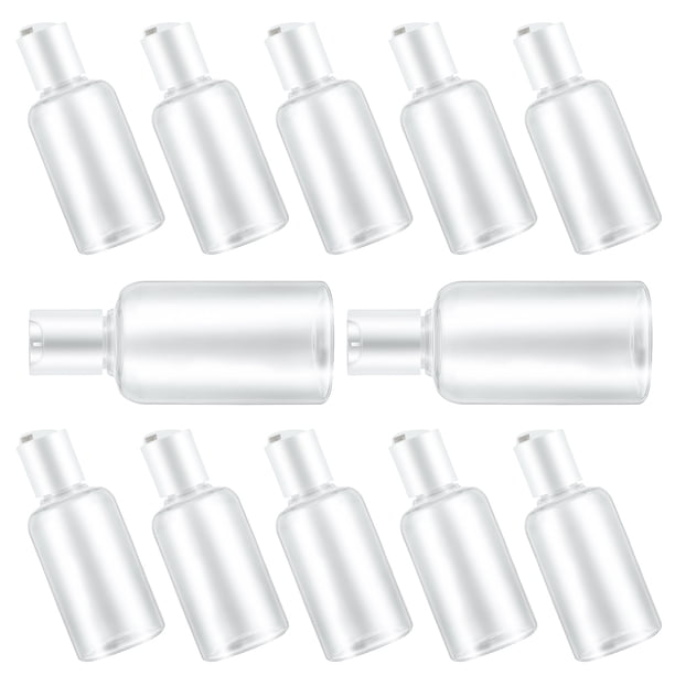 TABLETREANDS 12Ud Envases Transparentes Para Y Gel Para Viaje Resistentes Y Reutilizables