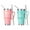 Pink & Mint, variant on Ezprogear 30 oz 2 Pack Stainless Steel Tumbler Double Wall Water Cup Vacuum Insulated Camping Mug with Handle & Straws (Black & Olive Green)
