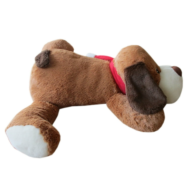 Holiday Time 28in Dark Brown Dog Plush Walmart