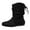 A-Black, variant on NOKIO Women's Wide Width Flat B𝗈𝗈𝑡𝑠 Comfortable Mid Calf Booties Fashion Back La𝖼e Up Booties Casual Round Toe Shoes V𝗂ntage Western Cowboy Shoes Lightweight Pull On Walking B𝗈𝗈𝑡𝑠