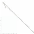 thumbnail image 2 of Beautiful Sterling Silver Heart-link w/Heart Charm Anklet, 2 of 2