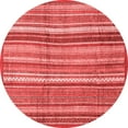 thumbnail image 1 of Ahgly Company Indoor Round Abstract Red Modern Area Rugs, 4' Round, 1 of 4