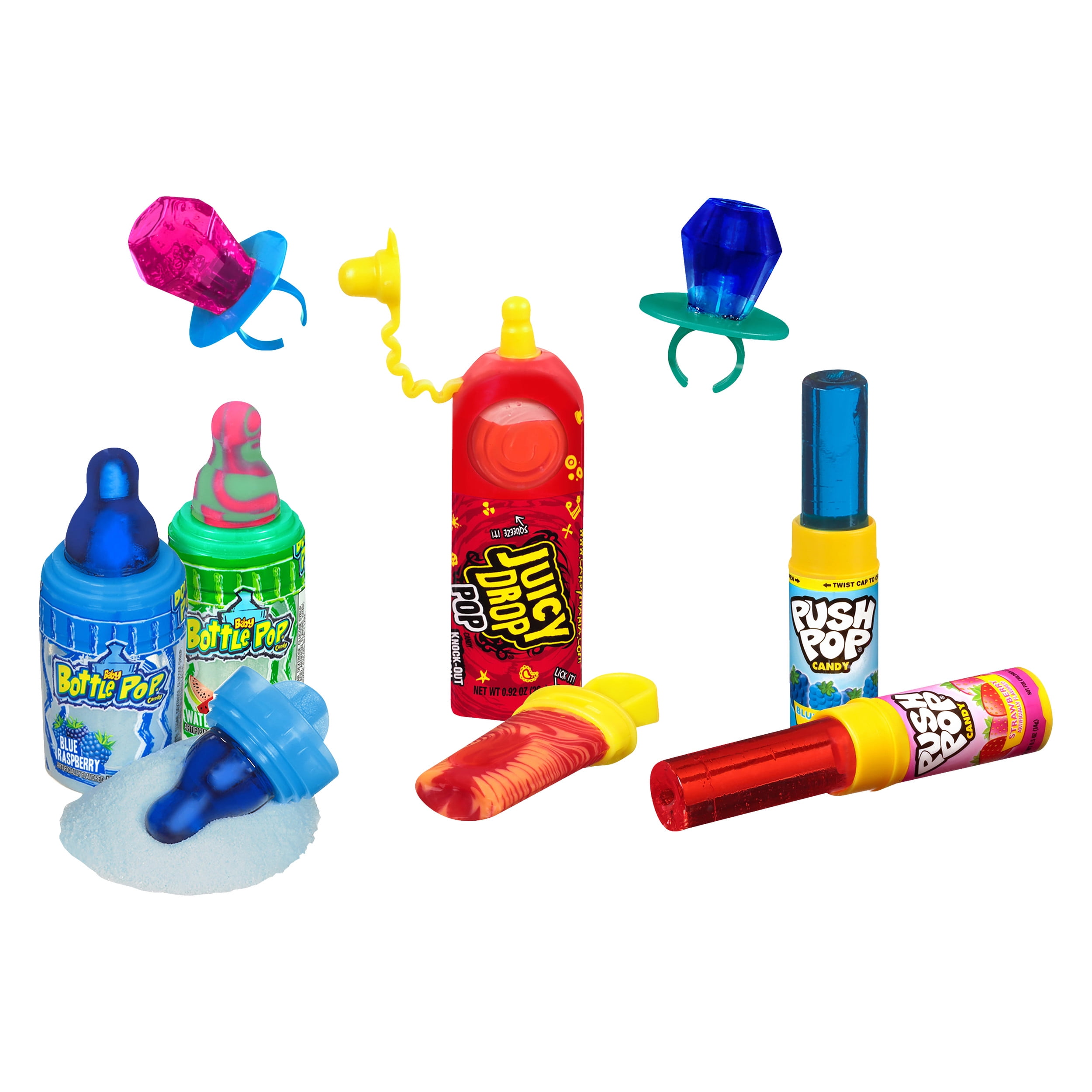RingPop, PushPop, BabyBottlePop, JuicyDropPop, Assorted