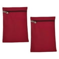 thumbnail image 4 of 2 bolsillos laterales para coser con cremallera para chaquetas, abrigos y sudaderas. Vino tinto S, 4 of 9