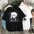 thumbnail image 4 of Las señoras t-shirt tops kawaii hunter x hunter t-shirt killua zoldyck camiseta slim anime manga camiseta impresa mujerespangjing, 4 of 4
