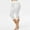 White, variant on Babysbule Women's Pants Fashion Women Plus Size Solid Hollow Elastic Waist Casual Leggings Pants