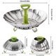thumbnail image 3 of 1 x 9 pulgadas Lotus cajón de vapor retráctil de acero inoxidable bandeja de vapor con compartimento multifuncional para bollos y albóndigas rejilla de vapor oso de fresa Electrónica, 3 of 5
