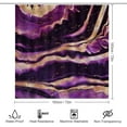 thumbnail image 2 of 4Pcs Elegant Pink & Gold Shower Curtain Sets, Bathroom Set Decor with Non-Slip Bath Mat, Toilet Lid Rug and Contour Mat, 72 x 72inch, 2 of 8