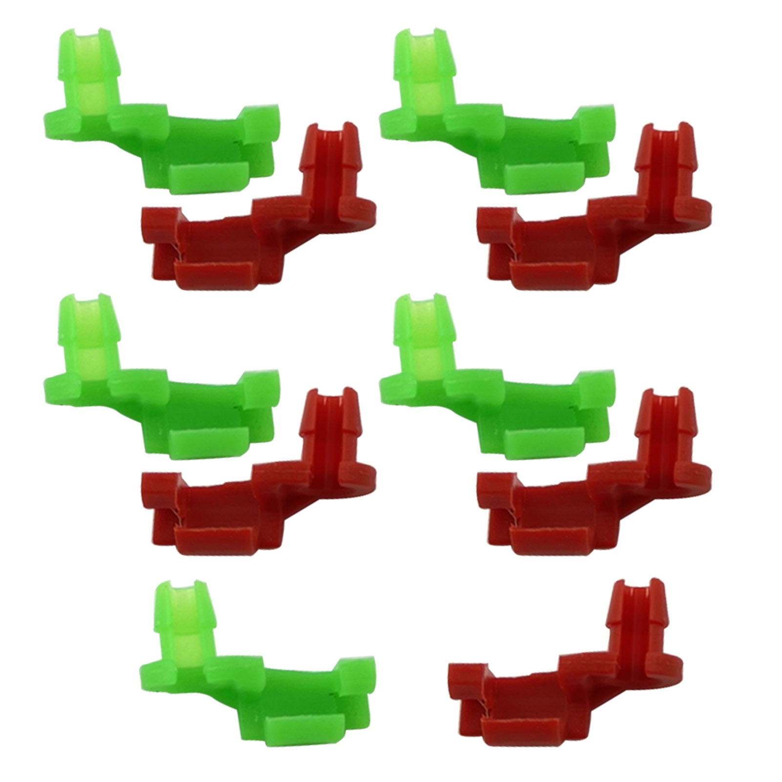 Outside Exterior Outer Door Handle/Tailgate Handle Rod Retainer Clips 1pc Red PT Auto Warehouse CPA3523-FTG Replaces # 88981030 1pc Green Replaces # 88981031 