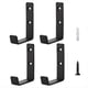 thumbnail image 1 of Juego de 4 Resistentes en Forma J - Garaje Metálicos Montados la Pared para Almacenamiento Herramientas Garaje, Camión y Hogar, 1 of 5