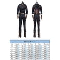 thumbnail image 3 of Disfraz de fantasía de Halloween del Capitán América, ropa de juego de rol para adultos, traje de fiesta de carnaval para hombres y adultos, 3 of 5