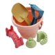 thumbnail image 1 of Juego al aire libre para niños, juego de arena de 6 piezas, cubo, pala, rastrillo, molde de excavación, Kit interactivo para padres e hijos, 1 of 5