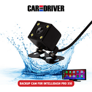 Car and Driver HD1080p Backup Camera - Compatible with Car and Driver Intellidash Pro X10, Waterproof, Wide Angle POV, Crystal Clear Video Quality, Safety Backup Camera