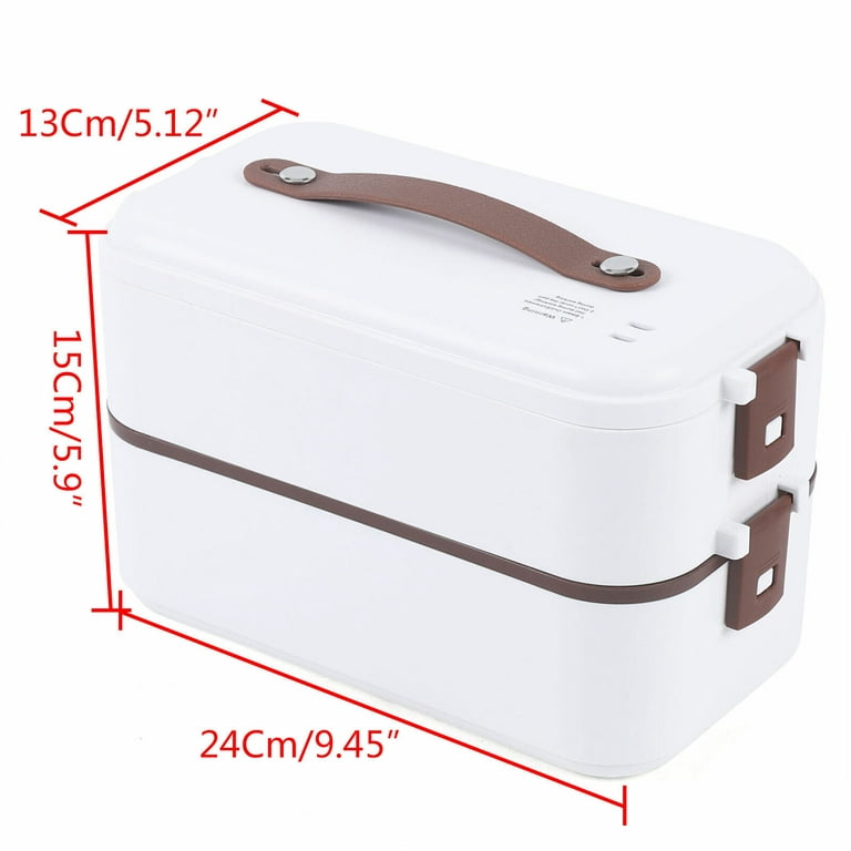 Lelinta Car Food Warmer 12V Electric Food Warmer Portable Lunch Box Bag Mini Oven Container Food Heater Lunch Warming Tote for Office Travel Portable