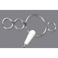 thumbnail image 2 of 5" Happy Copper Roller Mouth 3-Ring Pessoa Gag Stainless Steel Horse Bit, 2 of 3