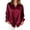 Wine, variant on HOWPAY Dress Shirts for Women Button down Long Sleeve Solid Color Business Dressy Casual Collared Blouses Lightweight Office Fall Clothes Black L