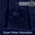 thumbnail image 4 of Softlife Absorbent Bathroom Rug Soft Microfiber Washable Bath Mat,24"x36",Navy Blue, 4 of 6