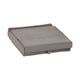 thumbnail image 5 of Soporte de almohada para tableta, base blanda para tableta de 4 a 13 pulgadas con bolsillo y soporte para bolígrafo para cama de regazo y libros de Gris, 5 of 10