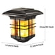 thumbnail image 3 of Linternas De Pared Solares Luz De Pared De Llama 12 Led Iluminación De Luz De Pared Exterior Con Encendido / Apagado Automático Luz Led Solar Decorativa Para Porche De Jardín Serendint HA036426-00, 3 of 6