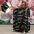 thumbnail image 2 of Travel Luggage Cover Suitcase Protector Fits 18-32 Inch Luggage Wheel Covers Patterned Travel Related Items Flower Luggage Protector Elastic Luggage Anti-scratch Suitcase Cover S, 2 of 5