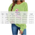 thumbnail image 3 of QINGFSAP Womens Graphic Tops Long Sleeve Crew Neck Casual Loose Fit Sweatshirt, 3 of 6