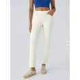 thumbnail image 6 of New High Waist Straight Leg Yoga Jeans Women Stretchy Comfort Tummy Control Loose Fit Casual Pants For Athletic Wear, 6 of 11
