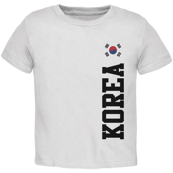 World Cup Korea Toddler T Shirt White 4T