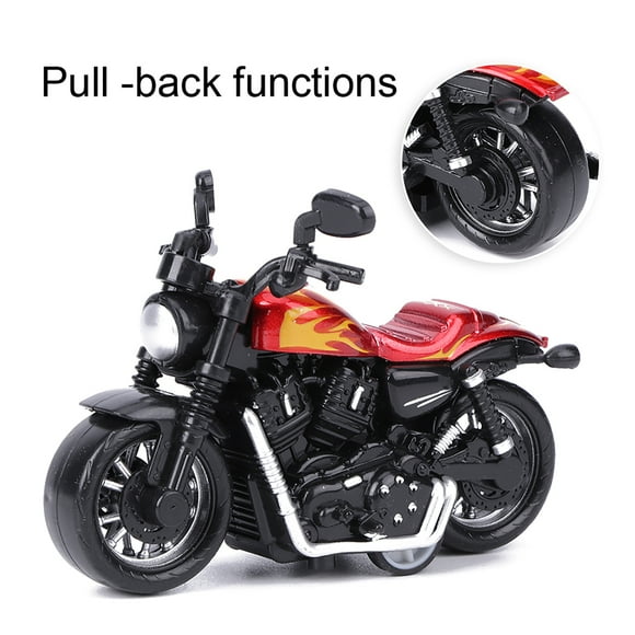 Juguete de moto, modelo de juguete de moto de aleación, vehículo extraíble, vehículo de juguete, juguete confiable y duradero