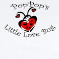 thumbnail image 2 of CafePress - Poppop's Love Bug Ladybug Infant Bodysuit - Baby Light Bodysuit, Size Newborn - 24 Months, 2 of 4