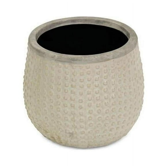 Cheungs 5743L Osanna Curved Beige Ceramic Pot - Large