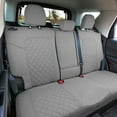 thumbnail image 3 of For 2021-2024 Ford Bronco Sport FH Group Neoprene Custom Fit Seat Covers Water Resistant Solid Gray - Rear Set, 3 of 10