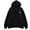 A-Black865, variant on Women's Waffle Textured Zip Up Hooded Jacket Mini Heart Graphic Outdoor Jog Hooded Cardigan