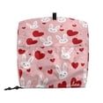 thumbnail image 3 of FOR U DESIGNS Rabbit Heart Stand Mixer Cover compatible with Kitchen Aid Mixer Portable Mixer Dust Covers Compatible Valentine's Day Decoration with Kitchen Aid 6-8 Quart Bowl Lift - L, 3 of 8