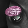 thumbnail image 1 of Cubierta del botón de parada de arranque del motor brillar rosa para automóvil, 1 of 5