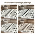 thumbnail image 7 of ODIKA 9'x12' Washable Area Rug Low Pile, Flatwoven, Under Gradient Doormat Striped Featuring Faded Horizontal Bands for Great Room, Indoor Concept, Large Living, 7 of 7