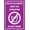 Warning Sign 3, variant on Pedestrian Crossing Sign – 8x12 Inch Reflective Aluminum,UV Protected & Weatherproof,HighVisibility Safety Warning for Streets,Schools & Crosswalk Areas