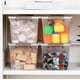 thumbnail image 2 of 4 paquetes de contenedores de almacenamiento de plástico con tapas con pestillo Caja de almacenamiento transparente con asa Contenedores de almacenamiento apilables para organizar juguetes,, 2 of 8