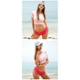 thumbnail image 3 of Denim Hot Shorts for Women Casual Summer Mid High Waisted Ripped Jeans Short Pants Comfy Stretchy with Pockets, 3 of 4