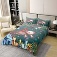 thumbnail image 2 of Erosebridal 100% Cotton Pink Axolotl Comforter Cover King Size Cartoon Cute Axolotl Bedding Set Retro Wooden Duvet Cover Marine Animal Ocean World Bed Set With 2 Pillowcases,Bedroom Decor 3Pcs, 2 of 6