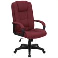 thumbnail image 1 of Scranton & Co Contemporary Fabric High Back Executive Chair in Burgundy Red, 1 of 4