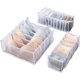 thumbnail image 1 of Organizador de cajones de ropa interior, separadores de cajones de caja de almacenamiento de 3 piezas para calcetines, corbatas, ropa interior y otros accesorios pequeños Adepaton LN-1940-2, 1 of 7