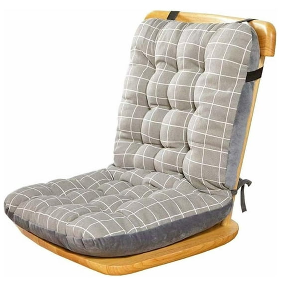 Fmxomd Outdoor Indoor High Back Chair Cushions Deep Seat Patio Cushion - Floral Printed Stuffed Rocking Chair Cushions with Tie Straps, Multicolor [A]