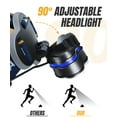 thumbnail image 6 of Rechargeable LED Headlight Head Torch Headlamp Super Bright 18000 Lumens Waterproof with Red Warning Lights and 8 LED 8 Modes, 6 of 7