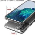 thumbnail image 2 of GHSDFBB Samsung Galaxy S21 5G Case Transparent Hard PC Back + Soft TPU Bumper, [Shock-Absorption] [Full Protection] [Camera Protection] Slim Cover for Samsung Galaxy S21 5G (6.2 Inches) -Clear, 2 of 7