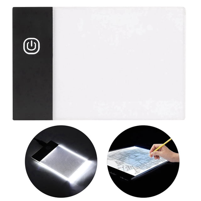 LED Light Board, Ultra Thin A6 Light Pad Eye Protection for Animation Industry for White Cloth for Paper for Calligraphy and Painting